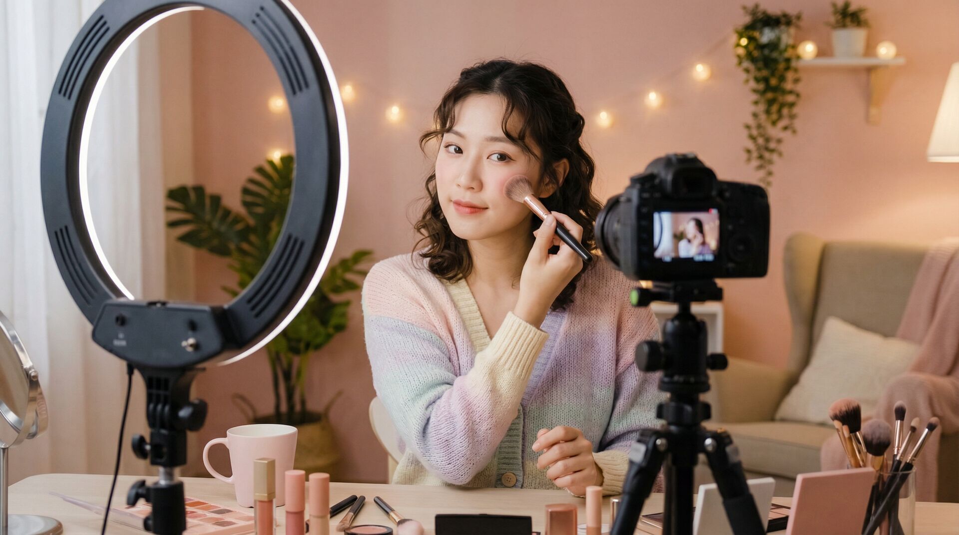 探花美妆视频教程